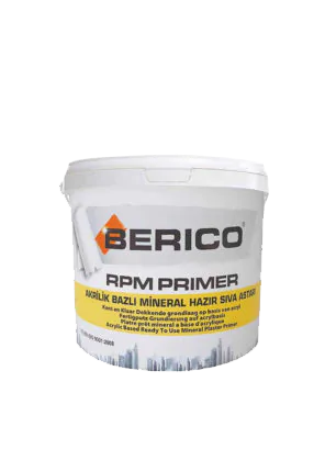 Berico RPM Primer Akrilik Bazlı Mineral Hazır Sıva Astarı